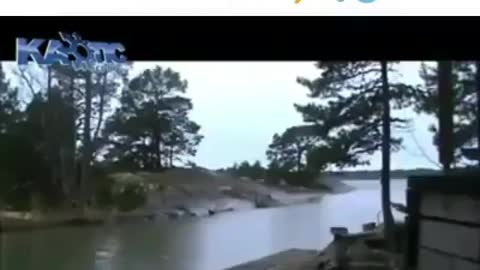 lightning hit the river