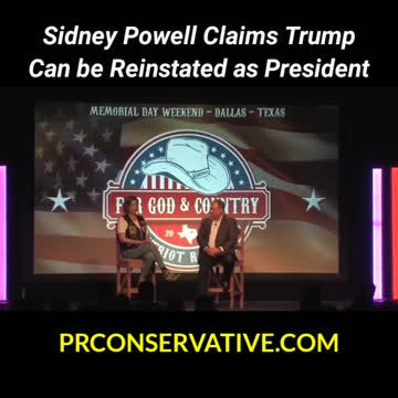 Sidney Powell Claims Trump can be Reinstated