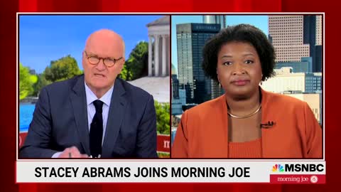 Stacy Abrams argues for killing kids over the price of basic goods.