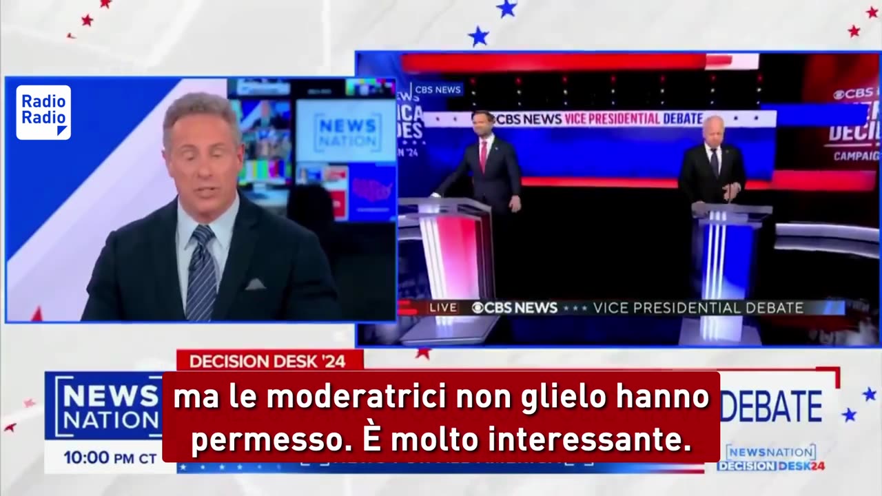 🔴 Vance-Walz, giornalista viola la regola sul fact checking: vice-Trump la sbugiarda