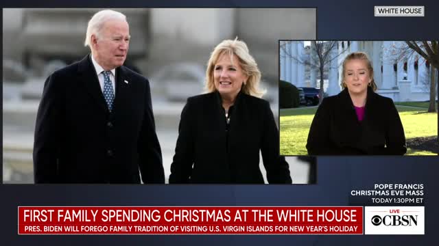 Biden family to spend Christmas at the White House