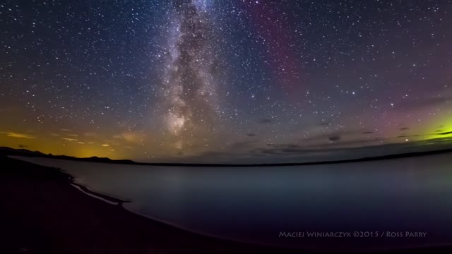 Aurora time laps ( Norway)