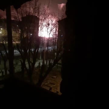 Explosions and Armed clashes reported in the area of Beresteyskaya metro station in Kyiv.