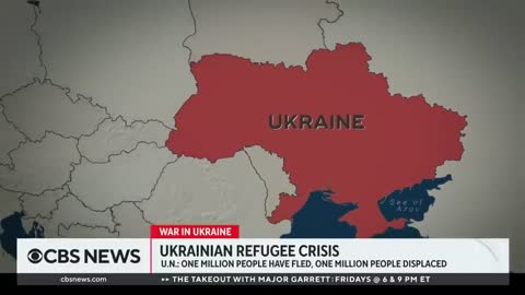 More than 2 million people displaced by war in Ukraine, U.N. says