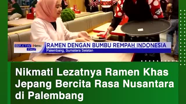 Nikmati Lezatnya Ramen Khas Jepang Bercita Rasa Nusantara di Palembang