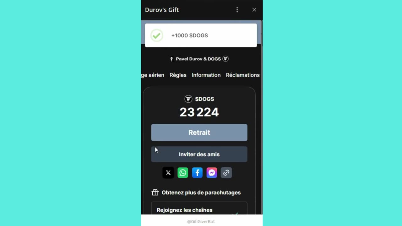 new minng mini app telegram durov s gift