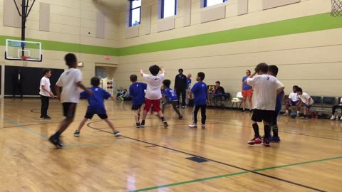 Blasian Babies Sister And Brother Play Their Regular Games Of The YMCA Youth Basketball Season 2024