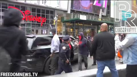 ANTIFA and BLM attack NYC Patriots