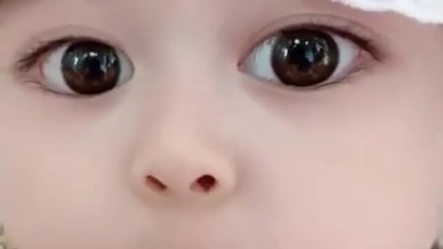 Cute baby smile funny