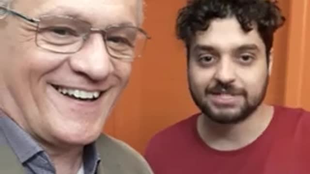 Comandante Robinson já está no estúdio do Monark!!! #shorts