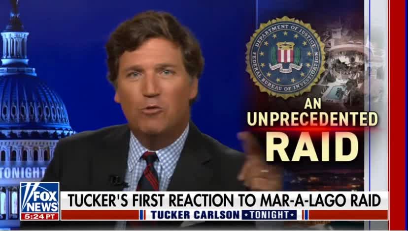 Tucker Carlson: Joseph Biden Declares American Citizens To Be Enemies of The State