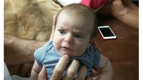 Non stop laughing baby talk funny video