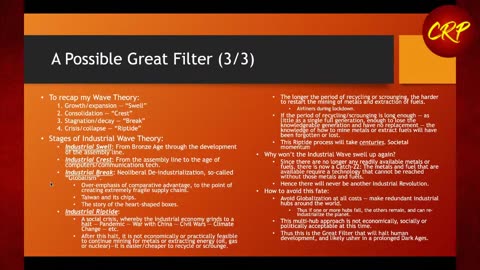Weekly Webinar #75_ A Possible Great Filter