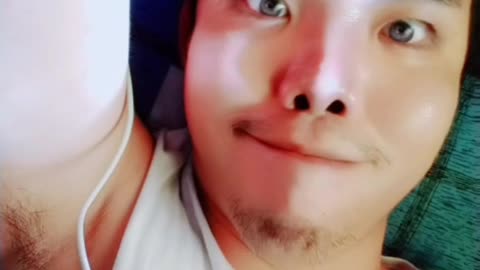 Cute Filipino guy using TikTok at first time