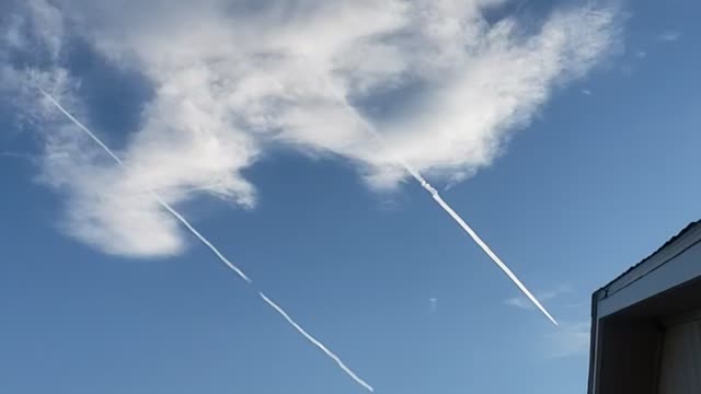 Right over our house