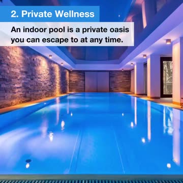 5 Reasons to “Dive” Into Your Own Indoor Pool. LarryBroker.com - Larry@LarryGallegos.com