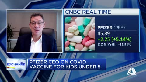 Pfizer CEO 'Optimistic' Kids Under 5 Will Get FDA Covid Vax Approval