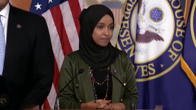 Ilhan Omar Holds Presser Following Contentious Call With Lauren Boebert