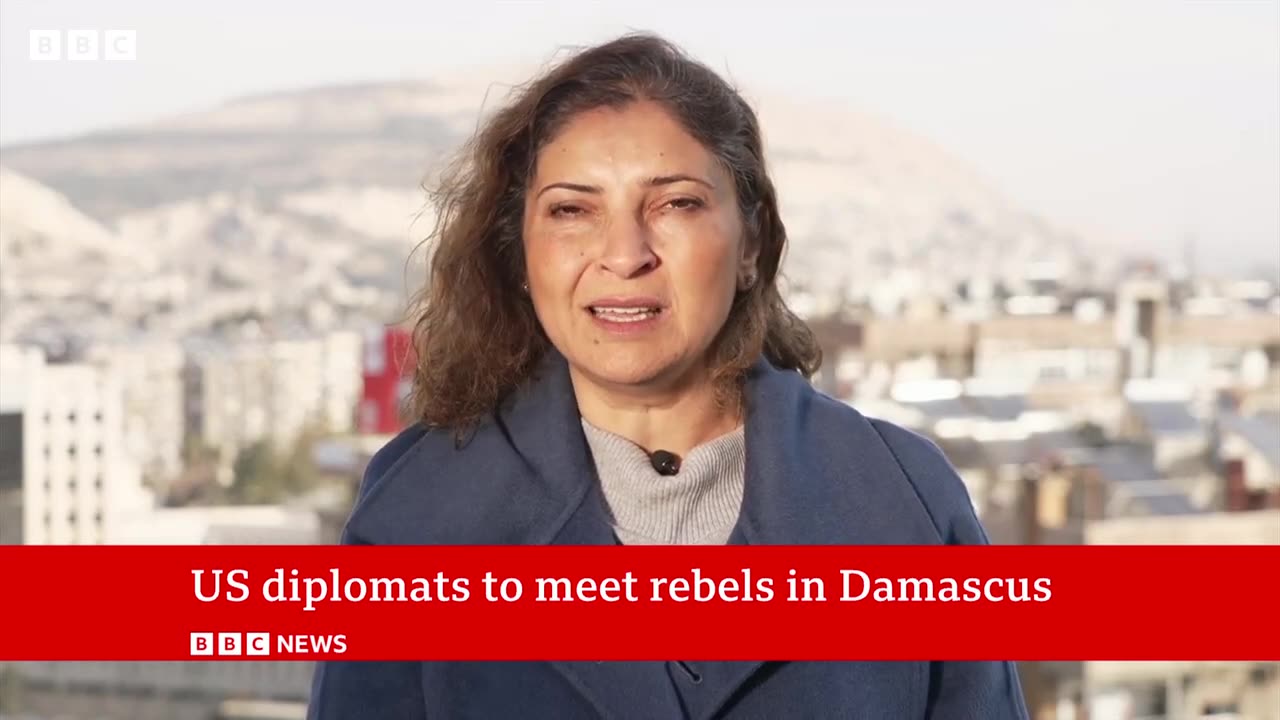 US diplomats in Syria to meet new authorities | BBC News