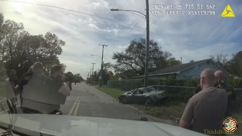 Indian River deputies chase a bank robbery suspect which caused a school lockdown