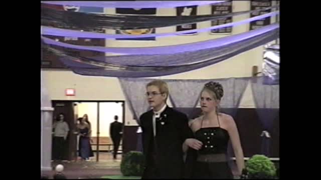 2000-01 WPHS Vids 108 Prom 074 Grand March Couple 47 by Glenn Strader