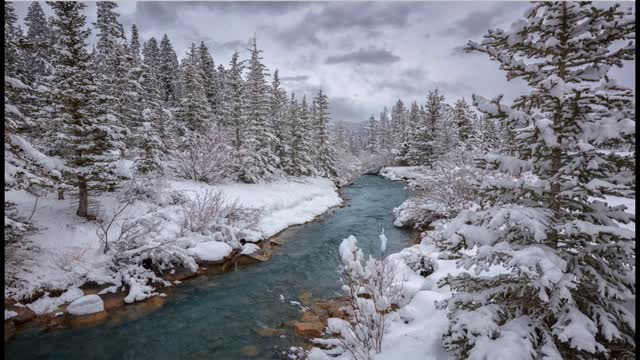 Relaxing, Soothing, Stress Relief Snowy River