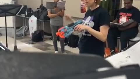 Choir Teacher Nerf Gun