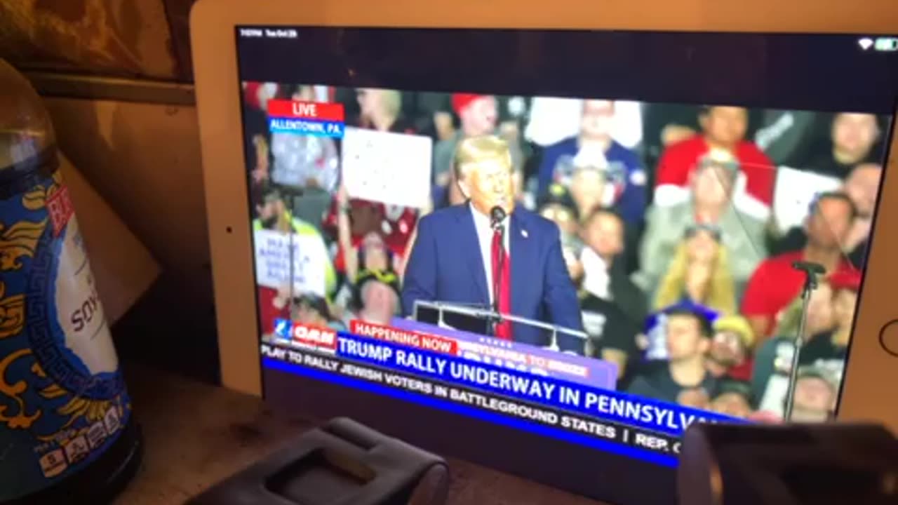 Pennsylvania president Donald Trump is leading in every state rally Tuesday 08:00 pm