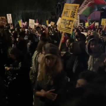 Happening Now: BLM LA members march through Los Angeles calling for a cease-fire
