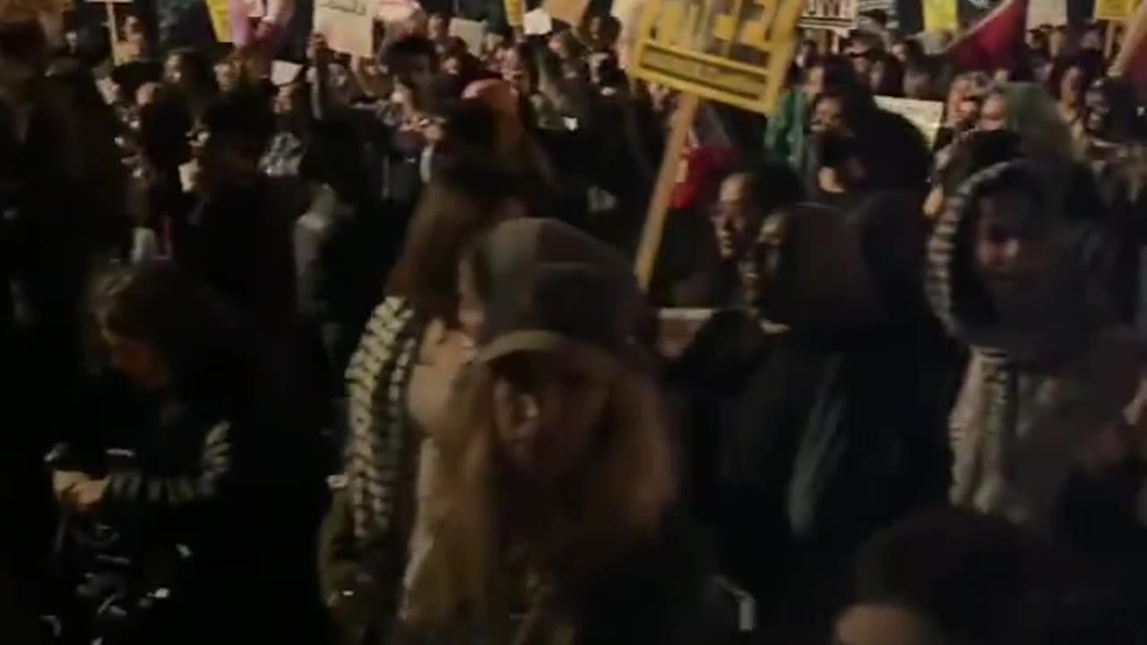 Happening Now: BLM LA members march through Los Angeles calling for a cease-fire