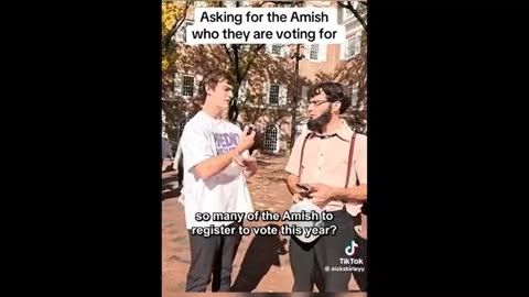 Amish for Trump ..