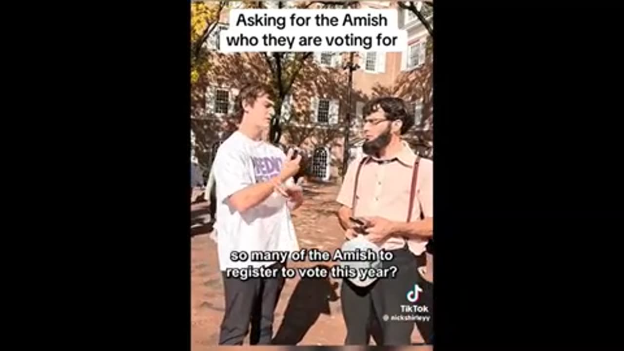 Amish for Trump ..