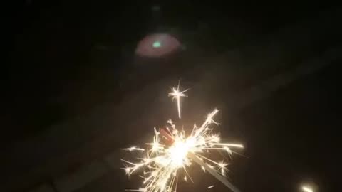 Small fireworks, cute fireworks, sparklers, fireworks in my hands