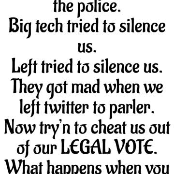 When we get pushed for so long - only thing left is to push back