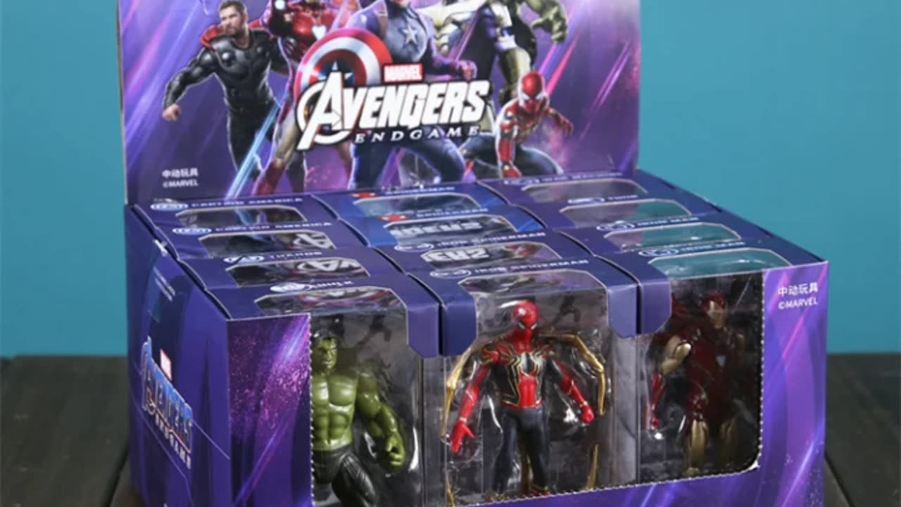 Disney Marvel The Avengers Teams Iron Man Spider Man Captain America War Machine Action Figures Toys