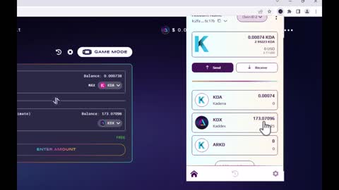 How to buy KDX Token on Kaddex Using Kadena