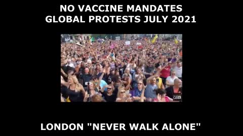 Global Vaccine Protest March July 2021