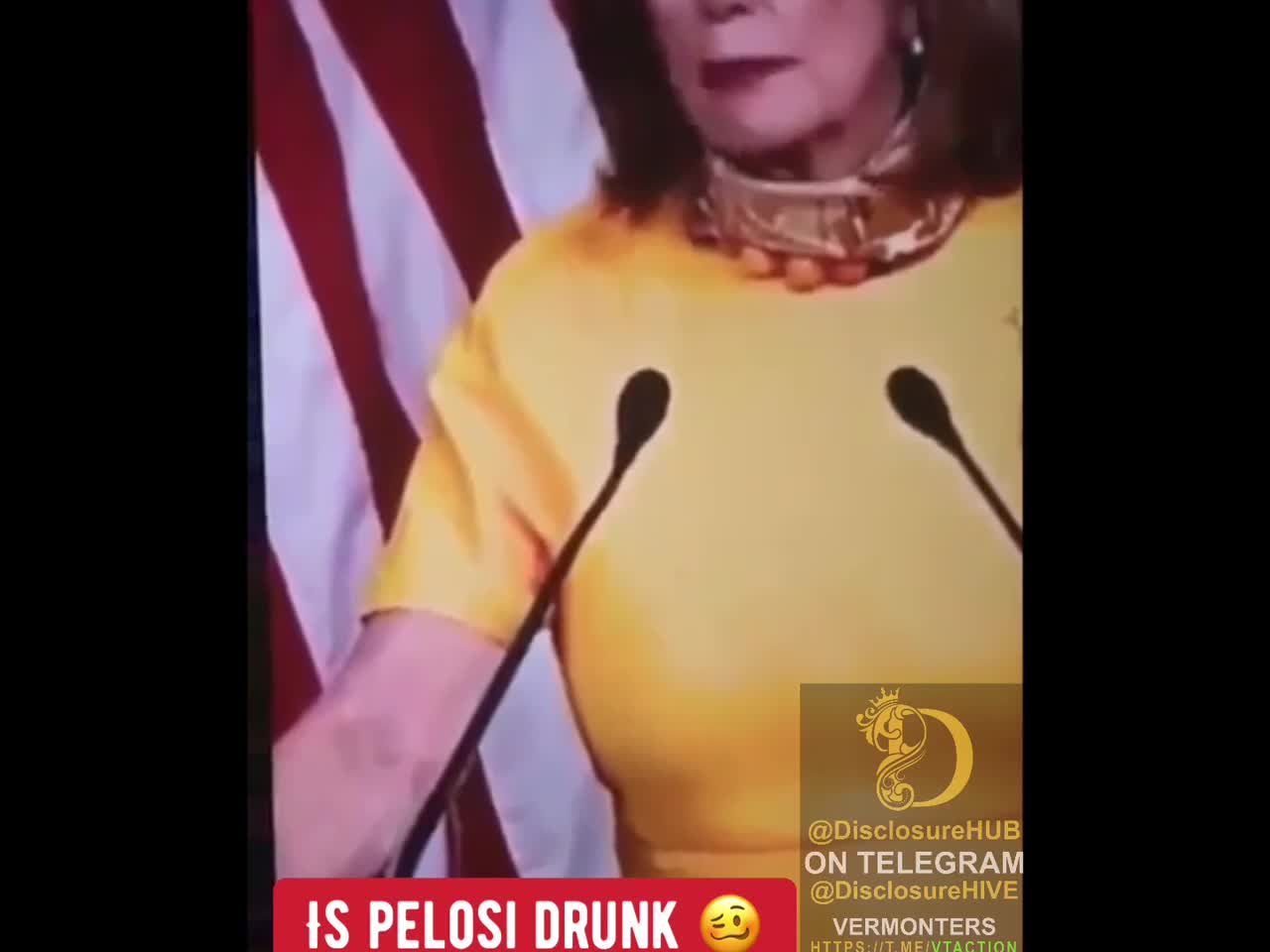 Nancy Pelosi Is Drunk