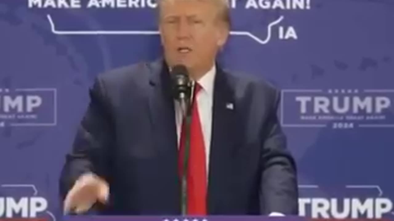 Trump tells Iowa how he will Save America when he is President Again