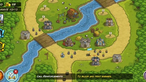 Kingdom rush game play level 4