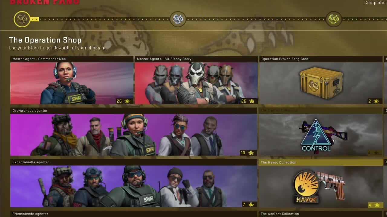 CS:GO 25 controll collection openings