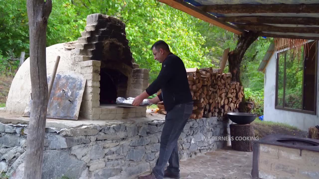 How to cook a Delicacy of Chicken and Rice? A tender recipe for PILAF cooked in the Village