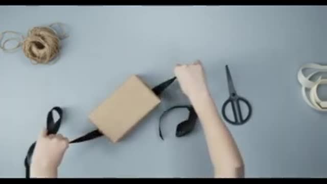 How to decorate gift box in 1 minute #shorts #crafts