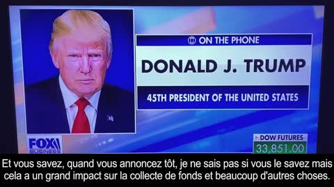 Message de Trump Message de Trump Message de Trump