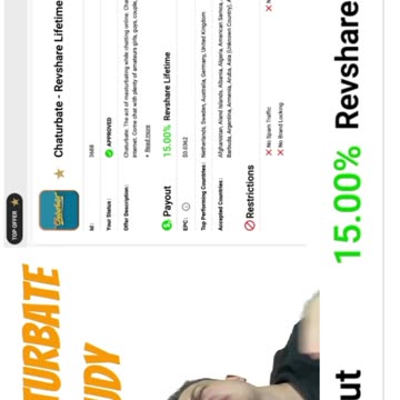 $559K Chaturbate Case Study Affiliate Marketing