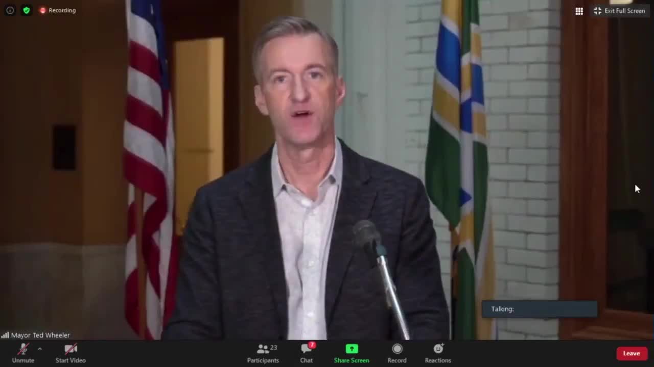 Portland's Mayor Makes Hilarious Admission About Antifa