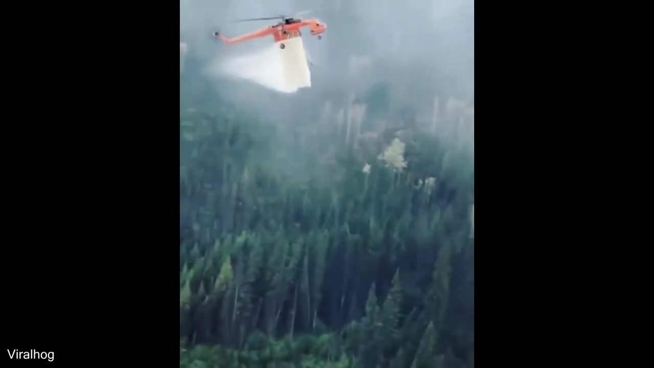 This helicopter pilot has some incredible aim