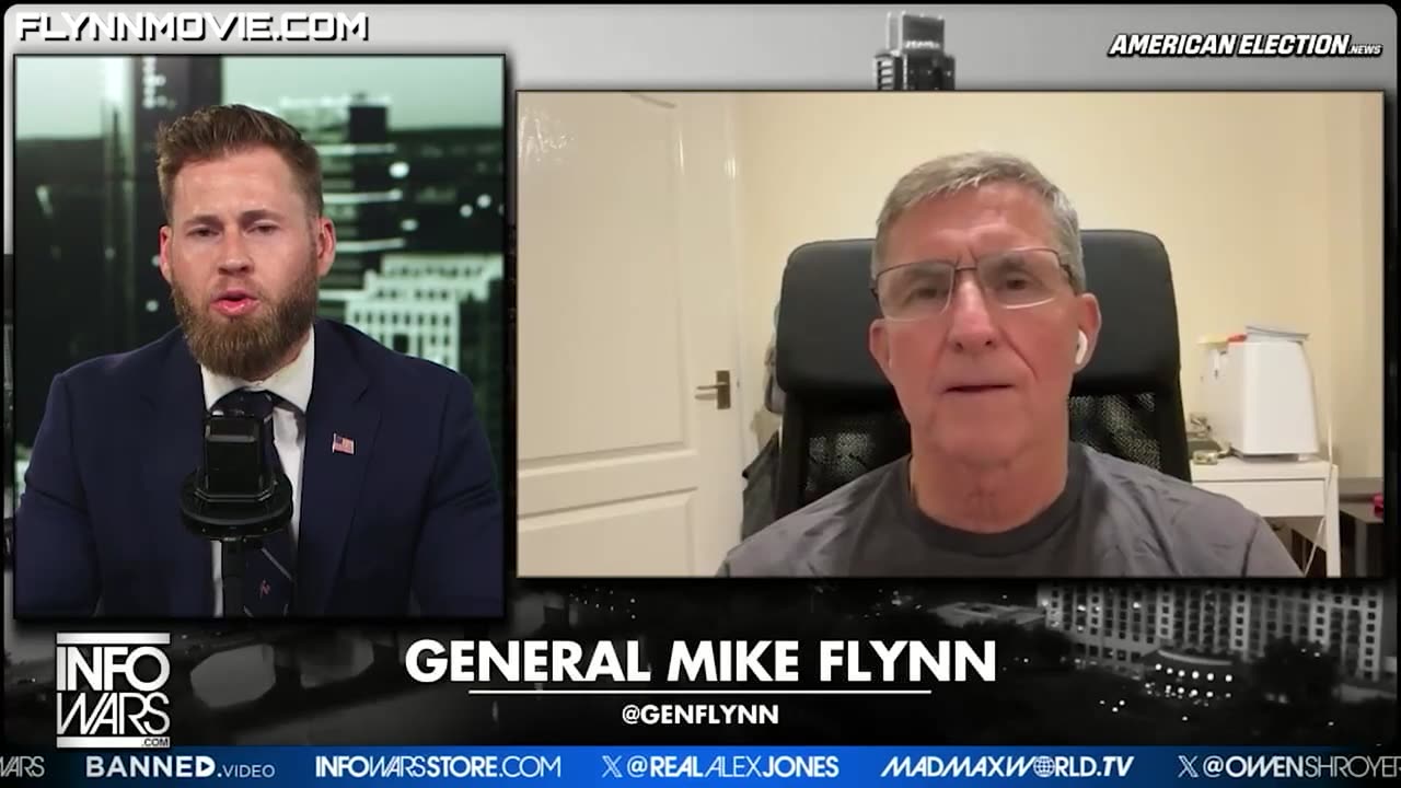 General Flynn and Owen Shroyer on War Room