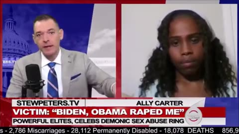 V6-V8 VICTIM ALLY CARTER, "BIDEN, OBAMA RAPED ME", POWERFUL ELITES, CELEBS DEMONIC SEX ABUSE RING,