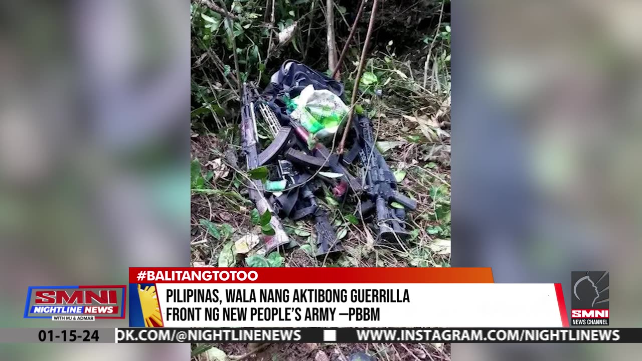 Pilipinas, wala nang aktibong guerrilla front ng NPA —PBBM